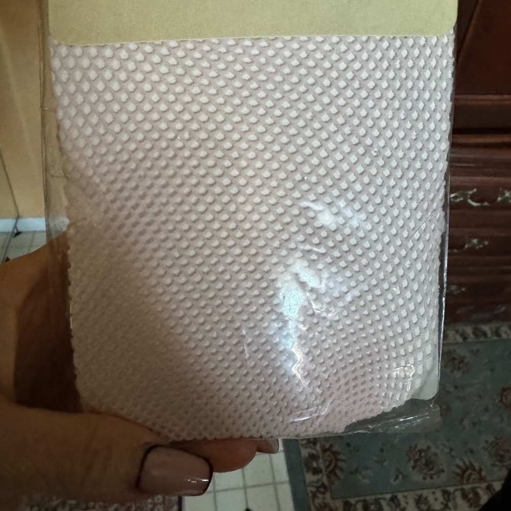 Baby pink fishnet tights